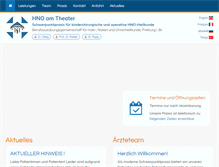 Tablet Screenshot of hnoamtheater.de